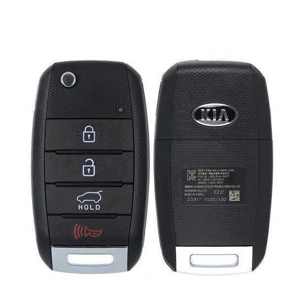 Oem OEM: NEW: 2015-2020 Kia Sorento / 4-Button Flip Key / PN: 95430-C5100 / OSLOKA-910T RFK-KIA-C5100 - main